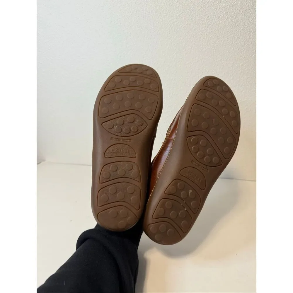 Born Brompton Slip-On Tan Loafers Size 11‎